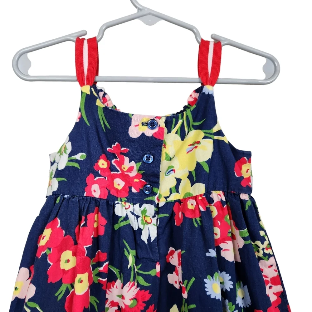 Janie and Jack Ciao Bella Sundress Floral Dress Girl's Size 2T